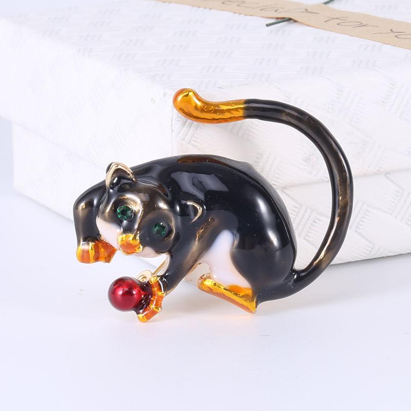 

Брошь в виде ленивца из ветровой масляной бронзы, небольшой темперамент и свежие аксессуары для одежды чёрный