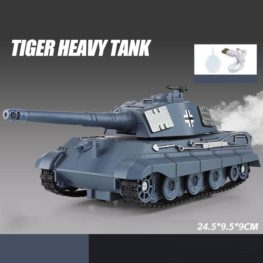1:32 Scale T-90 Leopard2 M4 Main Battle Tank Model Toy Sound Light Tiger Heavy Tanks Spray Military Vehicle Models for Kid Gifts