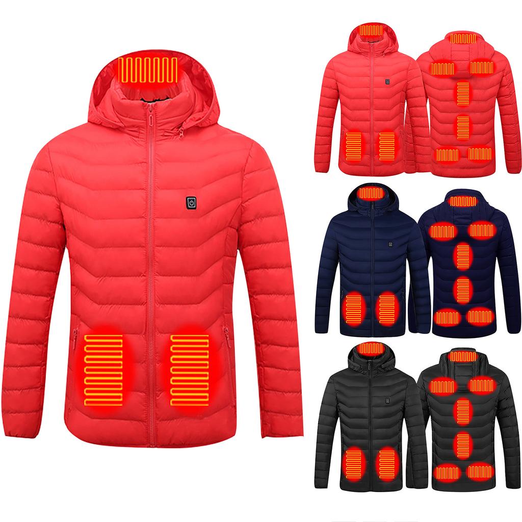 Nově vylepšená kontrola 9 vyhřívací vesta konstantní teplota inteligentní elektricky vyhřívaný kabát