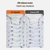 Elastic No-Tie Shoelaces for Adults & Kids - McQueen White