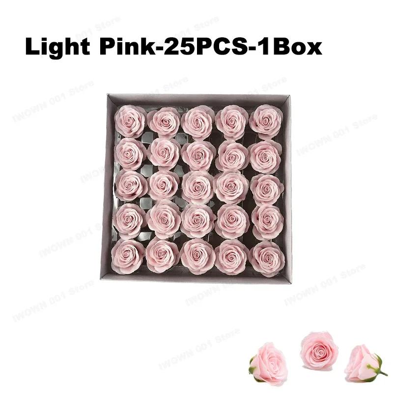 25PCS/Box Soap Rose Flowers New Style DIY Handmade Gift for Mother's Day Valentine Wedding Shower Favor Home Party Decor
