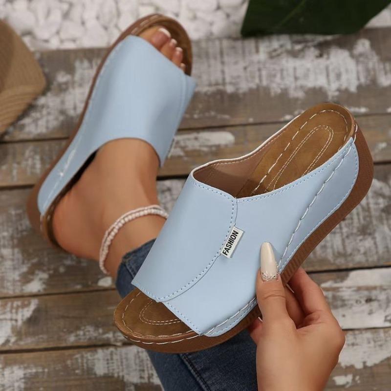 Fashion 2025 Fashion Slippers Women Non-Slip Summer Shoes for Women Wedges Sandals Party Casual Slippers Female Footwear Slides Women
