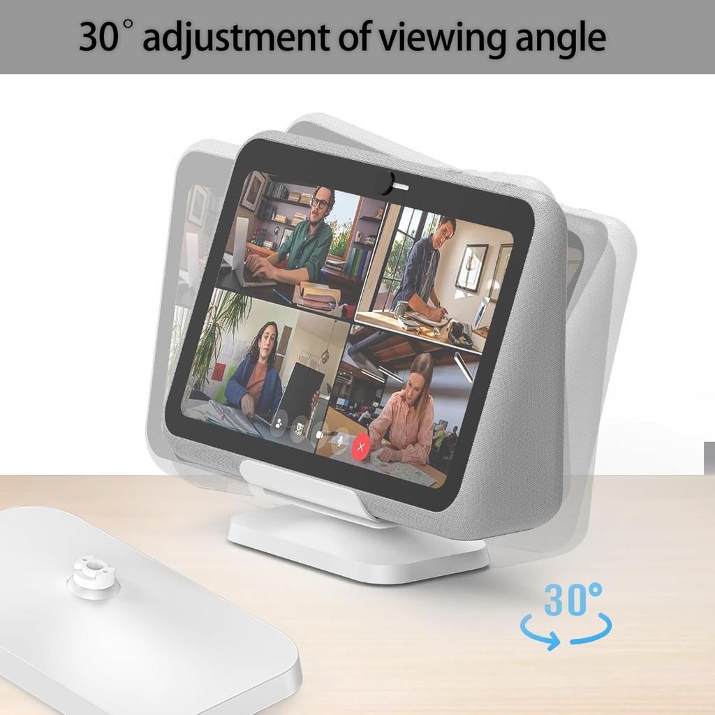 Charging Dock/Base for Meta Portal Go-Rotatable to Adjust The Angle Charging Stand for Facebook Portal Go Smart Video Calling for Office, Home with