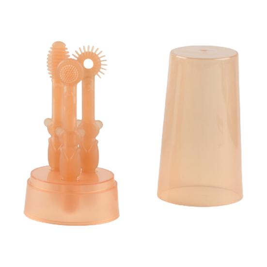 3Pcs Children Toothbrushes Heat-resistant Anti-scratch BPA Free Easy Clean Toddler Tooth Brushes Household Supplies