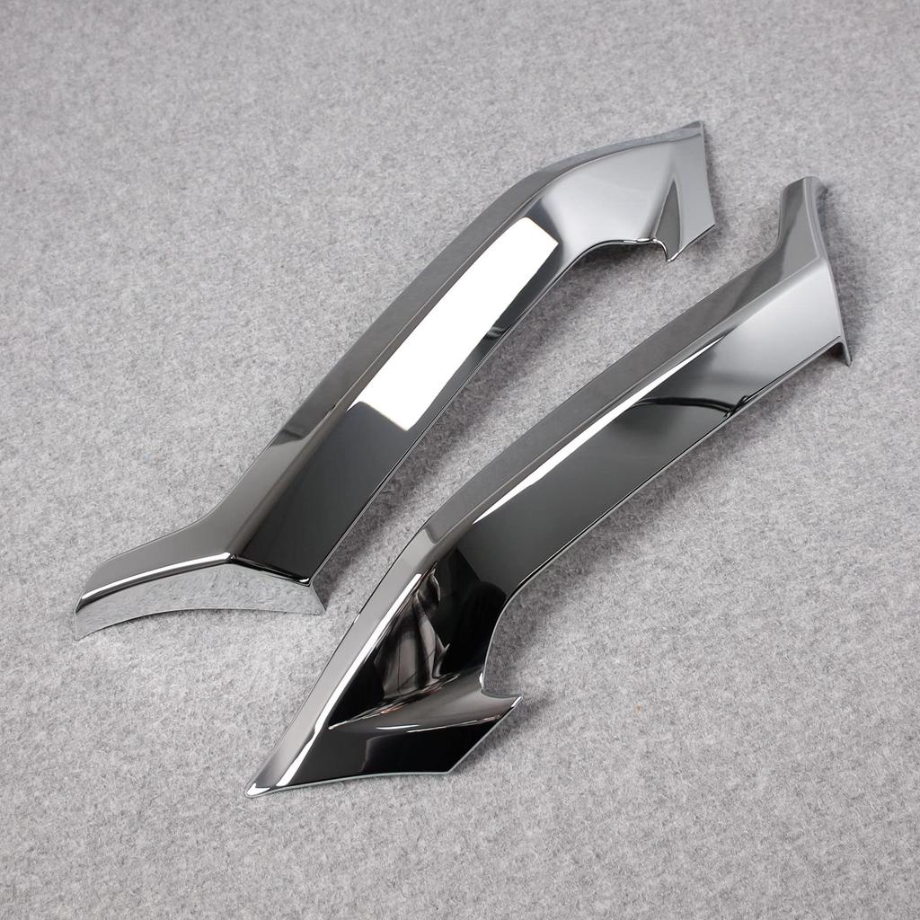 RUIQ Toyota Corolla Cross Exterior Chrome Plated Front Upper Grille Fin Designed Exclusively for the Toyota Corolla Cross Garnish,