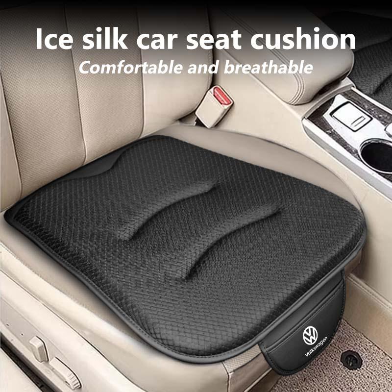 For Volkswagen VW Car Seat Cover Breathable Ice Silk Universal Auto Seat Cushion Golf 4 5 6 7 Polo Jetta Sagitar Magotan Passat QQ2