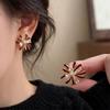 silver needle - gold - red (real gold plated)