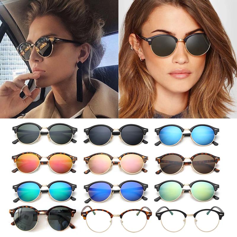 Steampunk Classic Round Frame Vintage Eyewear Male Female Goggles Sunglasses Unisex Retro Fashion UV400  Delicate Jewelry