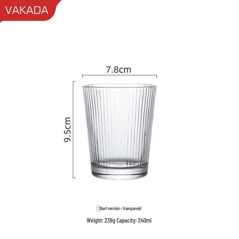 

VAKADA Borosilicate Glass Beverage Cup