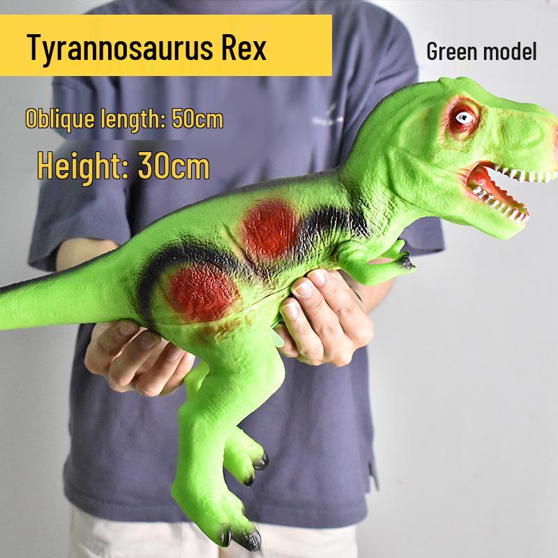 Large Talking Soft Rubber Tyrannosaurus Rex Dinosaur Toy for Children