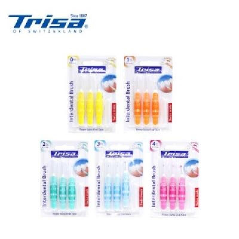TRISA Interdental Brush Housewarming Gift Couple Toothbrush 2738 3-Blue (1.1mm)