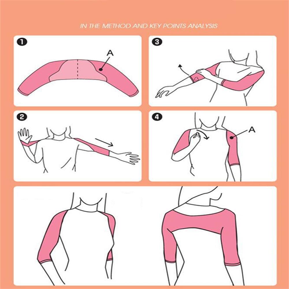 1 Stück Damen Formwäsche Ärmel Schulter Fettabsaugung Dünne Arme Shapewear Armlang Korsetts Buckel Vorbeugen Laufen Angeln Radfahren