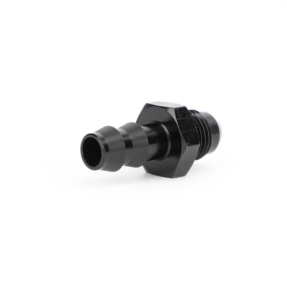 Male 6An An-6 To 3/8" Hose Barb Adapter Fitting AN6 6AN -6AN 3/8 Push Lock