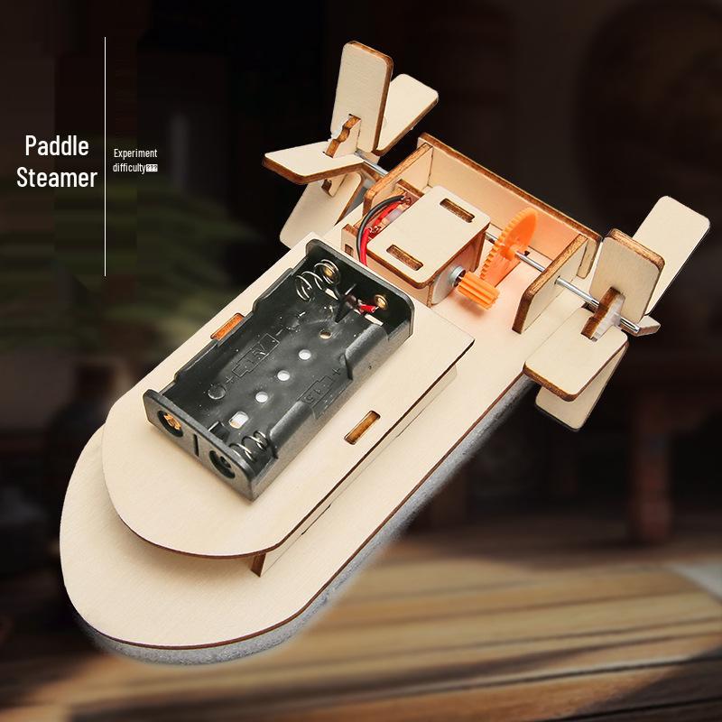 Children's DIY Science Kit: Paddle Steamer Experiment for Elementary Students
