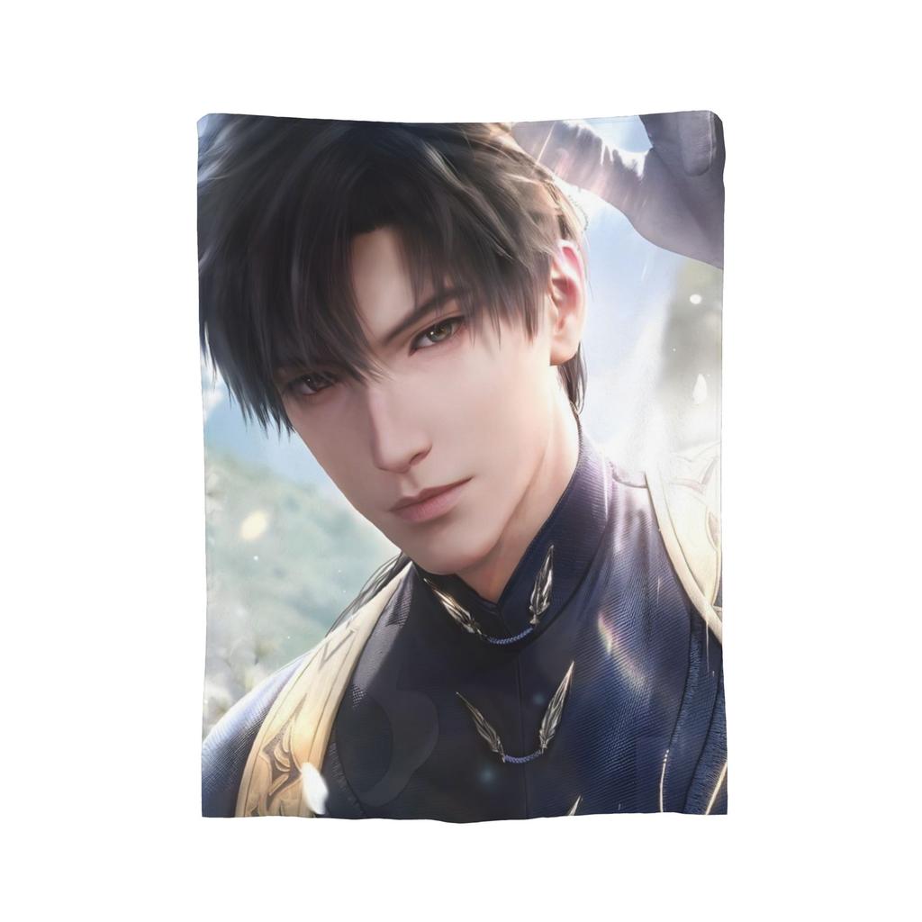 Love And Deepspace Zayne Blankets Flannel Decoration  Multi-function Lightweight Thin Throw Blankets for Sofa Car Bedspreads