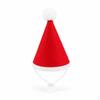 Pet Christmas Hat Mini Felt Doll Elastic Buckle for Holiday Party Photo Props Regular Red