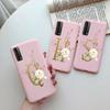 Fashion Flower Letters Shockproof Case For Huawei P Smart 2021 TPU Soft Cover For Huawei Y7A 2020 Y 7A Y7 A Phone Cases 6.67"