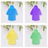 7pcs Disposables Raincoats Cartoon Thickened Rain Ponchos Children Portable Waterproof Outdoor Travel Onepiece Rain Wear