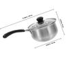 1pc Stainless Steel Milk Pot Food-Grade Non-Stick Soup Pot For Home Cooking Dumplings Vegetables Fish Poultry Heat Resistant