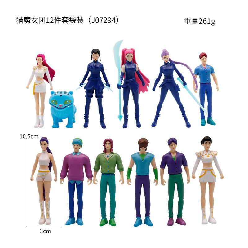 Anime Kpop Demon Hunters Figure Model Toy Cartoon Gaming Peripherals Desk Decoration Collection Figures Model Toy For Kid Gift