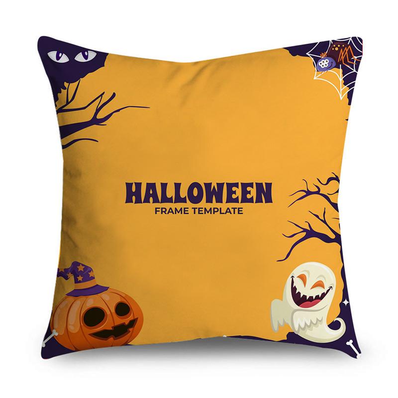 NIGHTWISH Halloween Pattern Pillowcase Holiday Design Home Decor Sofa Cushion Cover 40/45/50cm Happy Easter Day
