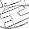 Indoor Hanging Plant Holder for Windows Railing Planter Holder, Stainless Steel Flowerpot Hanger with Detachable Balcony Rack Hook, Round Pot