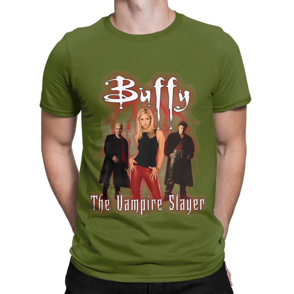 bBuffy The Vampire Slayer 1 Funny Graphic 100 Cotton TShirt Buffy The Vampire Slayer Band Tops Tees For Unisex