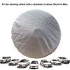 Lsuoehsn Car Steering Wheel Sunshade Side Window Shade Silver Coated Cloth Steering Wheel Cover Sun Protection Insulation