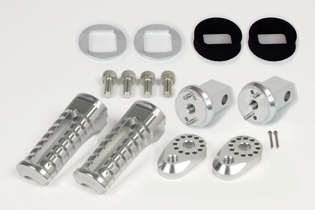 Special Parts Takekawa 06-13-0106 Adjustable Step Kit, Silver, Cross Cub, 110 (JA10/45/60)