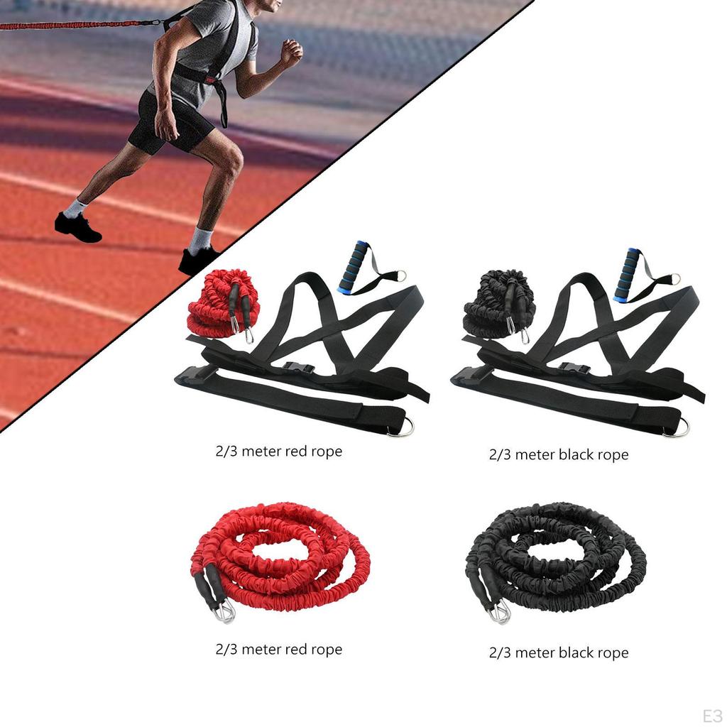 Fitness Training Resistance Rope Leg Band 50lbs Home Gym Strength
