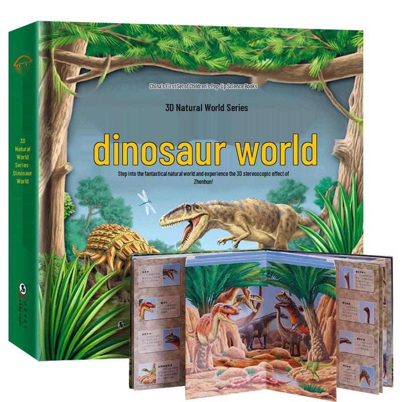 3D Dinosaur World Pop-Up Book