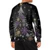 Men's Casual Fashion Printed Round Neck Pullover Sweatshirt