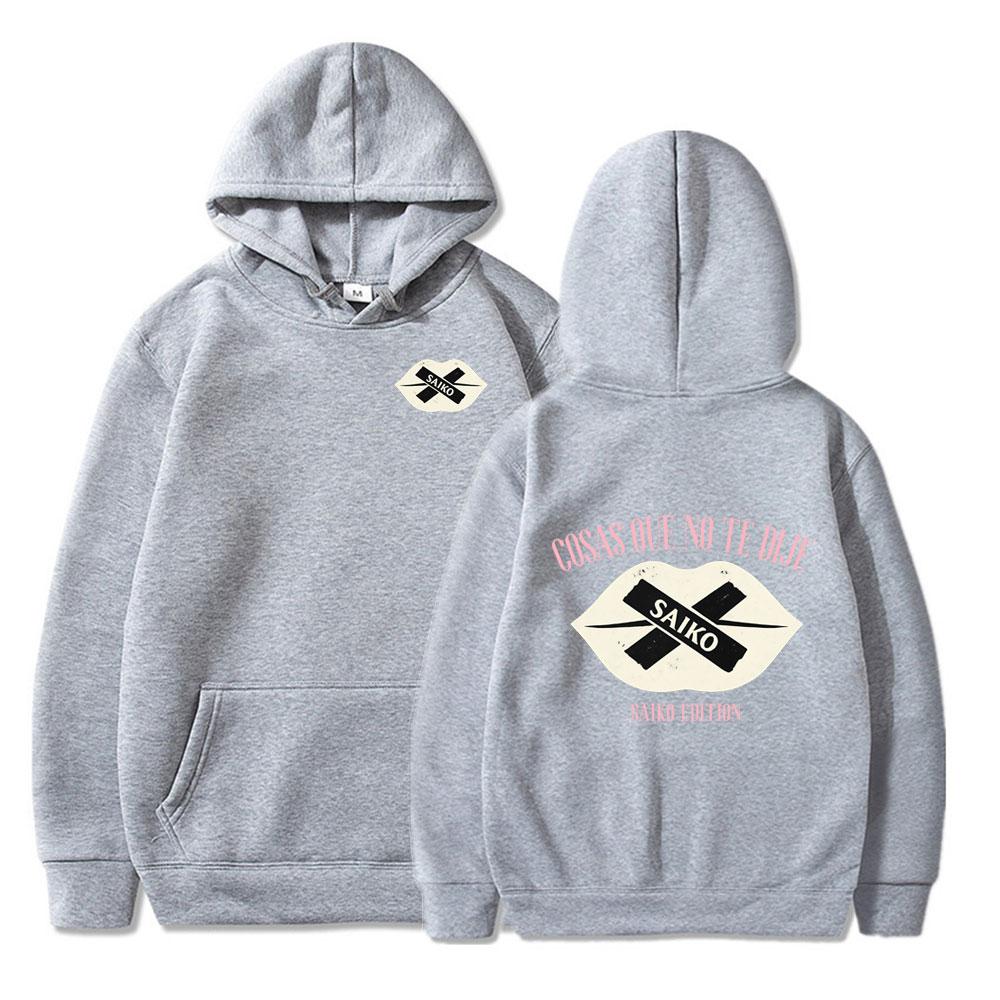Rapper Saiko Cosas Que No Te Dije Merch Tops Men's Women Clothing Casual Oversized Streetwears Fashion Vintage Style Couple Wear