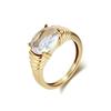 2025 Trendy Gemstone Rings, Fashionable, Light Luxury, High End, Personalized Handmade Accessories