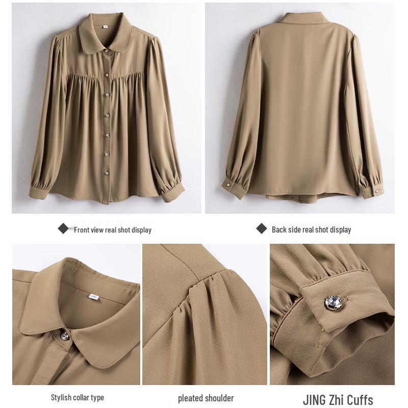 Women's Chiffon Long Sleeve Blouse
