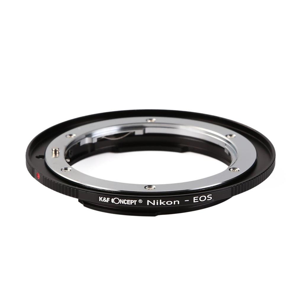 Concept Mount Adapter F Lens To Canon To K&F (Nikon EF) F-Mount EF-Mount (KF-NFEF)