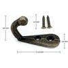 Bronze Vintage Wall Mounted Small Single Hook Hangers,Pack of 20