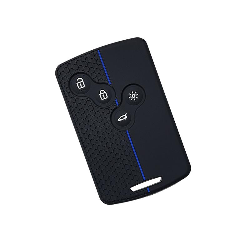 Renault Kadjar/Koleos Silicone Car Key Cover with Honeycomb Design