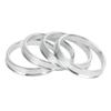 INFINAUTO Hub Centric Rings 60.1mm Inner To 66.6mm Outside Diameter Vehicle Wheel Hub Rings Aluminum Alloy 4pcs