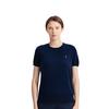 Polo Ralph Lauren Ss23 Solid Color Logo Embroidered Crew Neck Short Sleeve T-Shirt Women T-Shirts Blue 211891673-002