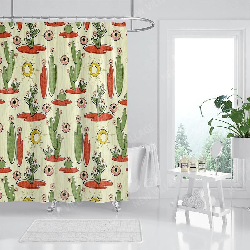 Waterproof Fabric Shower Curtains Bathroom Curtain Accessories Bath Curtain for Shower 180x200 240*200 Boho Decoration Abstract