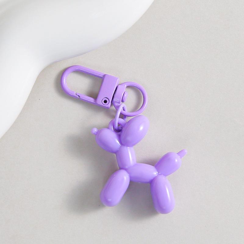 Colorful Macaron Balloon Dog Keychain Pendant - Creative Bag Decoration