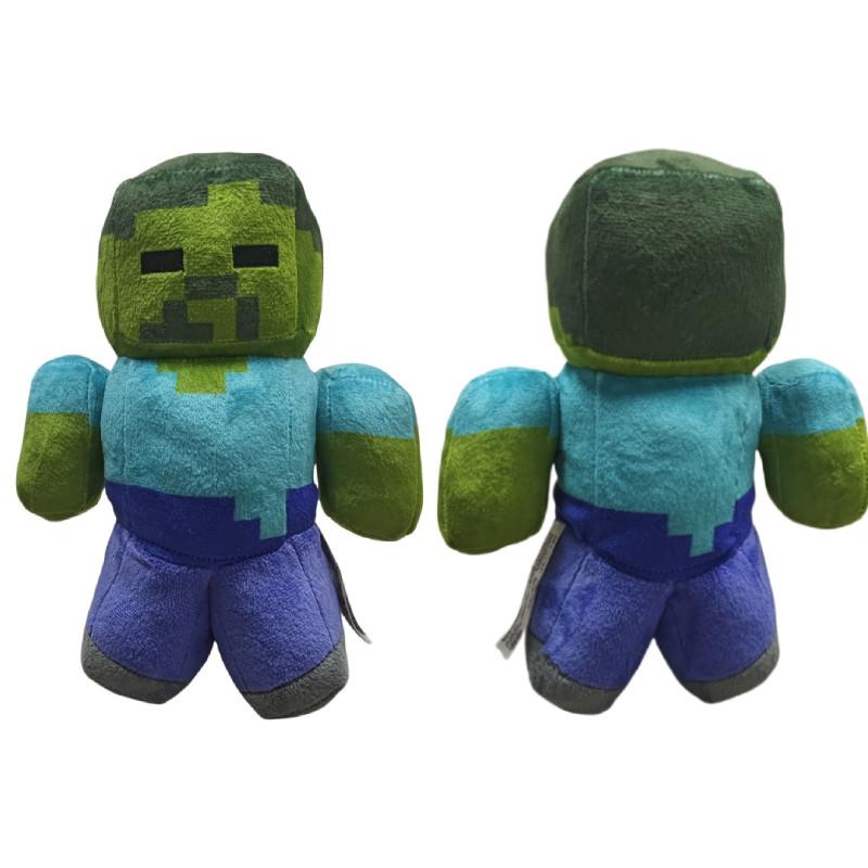 Minecraft Character Game Green Zombie Plush Doll Toy For Decoration Room