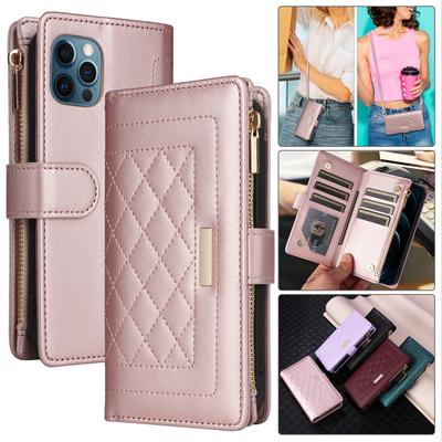 For iPhone 16 Pro Max 15 Plus 14 13 12 11 X XS For Samsung Galaxy S24 Ultra S23 FE S22 S21 S20 A55 A35 A15 A54 A34 A14 A33 A53 A73 Leather Phone Case