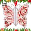 Kerst Geldhouder Contant Geld Cadeau Ornament, Acryl Vlinder met Ingebouwd?in Decoratieve Accessoires Clear Compartment, Feestelijk Hangend Ornament