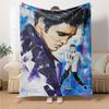 Elvis Presley Blanket Soft Warm Cozy Great for Office Office Chair Bed Four Seasons Universal Digital Print Gift for Travel Home Birthdays