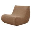 1 PZ Copridivano Elasticizzato Senza Braccia Trama a Quadretti Seersucker Copertura per Divano da Terra Lounge Slipcover Copridivano Singolo Rilassante per Poltrona da Focolare Decorazione per Casa in Camera da Letto