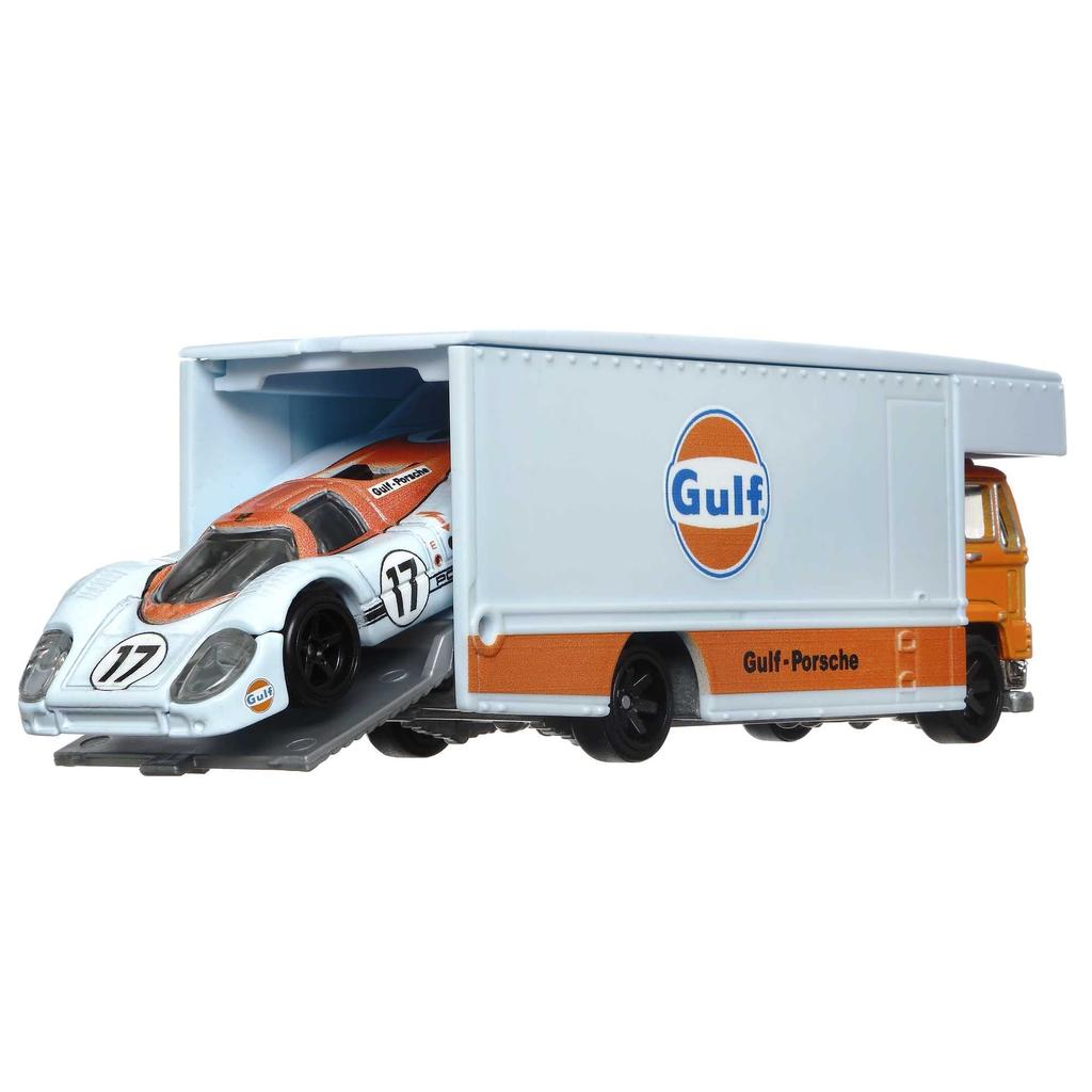 ALLWIN Hot Wheels Collector, Fleet Flyer with Porsche 917 LH, Vehículo de colección de 18 años en adelante, GGG3299