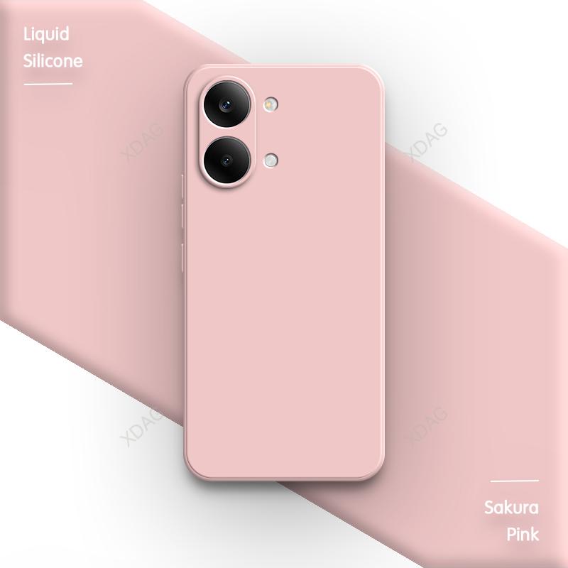 Lens Protection Back Cover for Xiaomi Redmi Turbo 5 Max Turbo5 5Max 5G Shell Soft Square Liquid Silicone Gel Original Phone Case