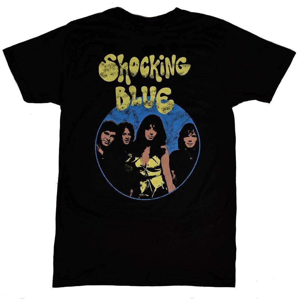 Shocking Blue Band Heavy Cotton Black T Shirt Size S-5XL Unisex T-Shirt L